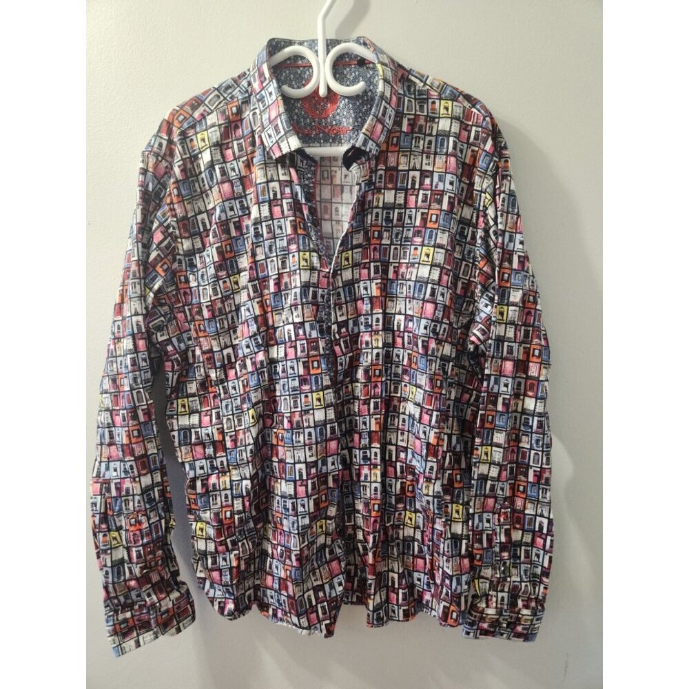 Au Noir Long Sleeves Men Shirt Size 7 Pre-Owned